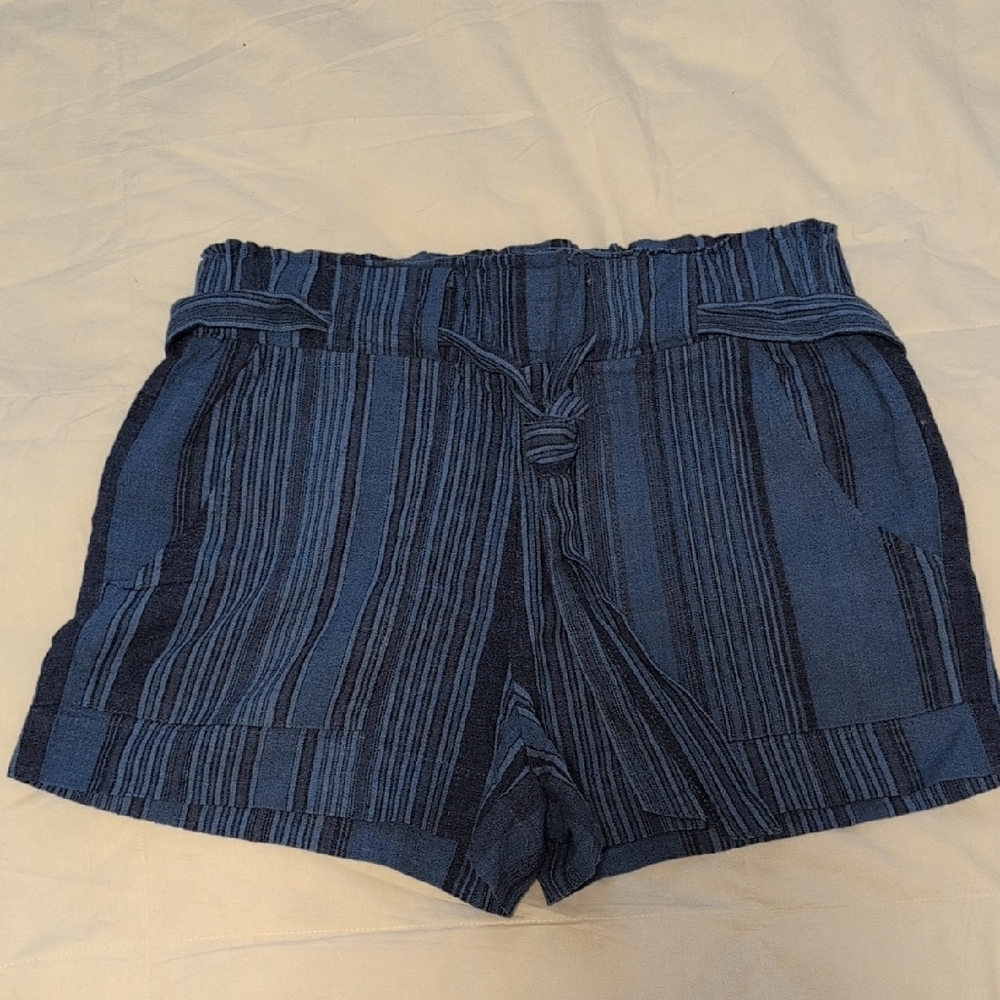 Striped Blue Women's Shorts EUC Perfect Condition